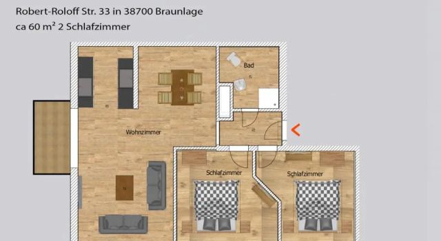 Апартаменты Auszeit im Harz Haus 3 Wohnung 6