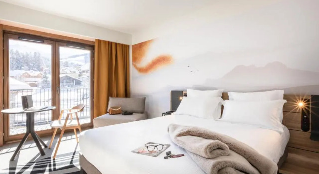 Двухместный номер Superior с видом на окрестности Novotel Megève Mont-Blanc