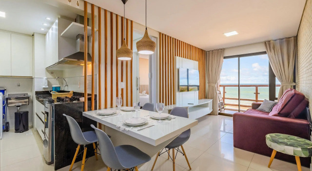 Varandas Do Mar Condomínio Moderno Por Carpediem, Rezervovat Apartmán Hotely v Bahia se snídaní, Snídaně
