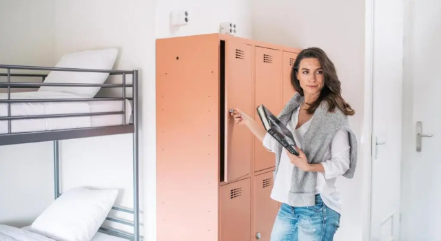 Кровать в общем номере Pink Flamingo Boutique Hostel