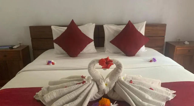 Habitación doble Estándar con vista a la piscina Jona Bungalow