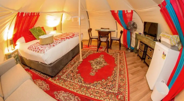 Кровать в общем номере BIG4 Yarra Valley Park Lane Holiday Park