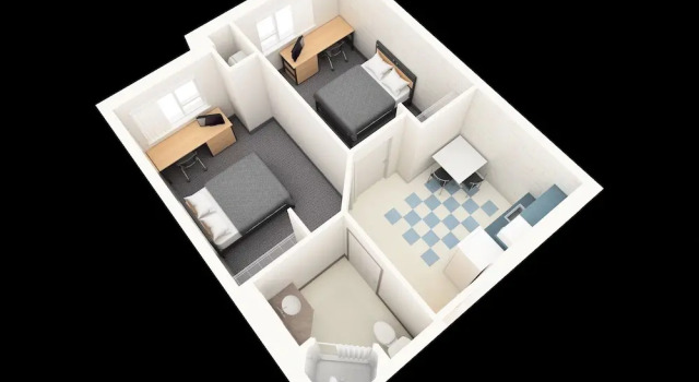 Четырёхместный люкс с 2 комнатами Residence & Conference Centre - Hamilton