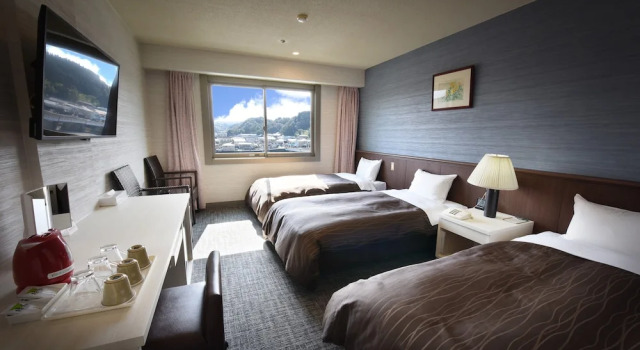 Трёхместный номер Standard с видом на реку Hotel Sun Hitoyoshi