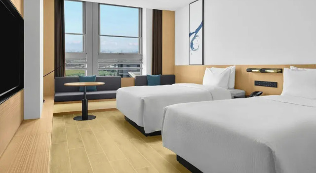 Четырёхместный номер Comfort с видом на город Fairfield by Marriott Yancheng Dafeng