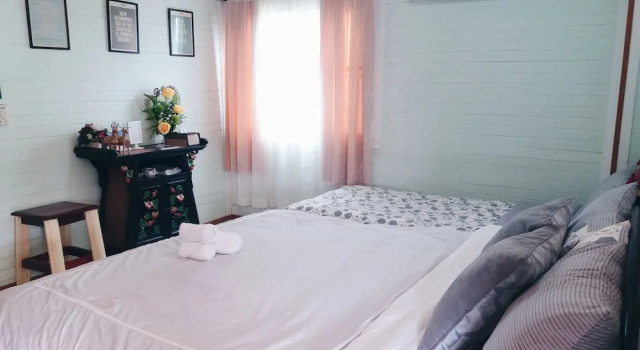 Семейный номер Standard с балконом и с видом на реку Green Riverside Homestay