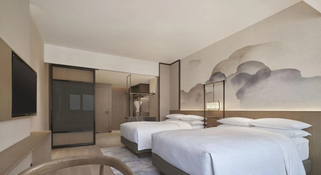 Четырёхместный номер Standard Four Points by Sheraton Suzhou, Wuzhong