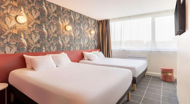 Четырёхместный номер Classic Best Western Hotel du Lac Dunkerque- Restaurant ouvert 7/7 midi et soir