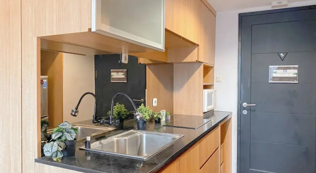 Warm Neutral Look Studio Apartment Ambassade Kuningan, Book Apartment Jakarta Jakarta Province