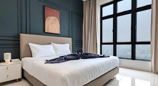 Семейный люкс Luxury с 3 комнатами SPACE Residency near KSL mall by LuminaStar