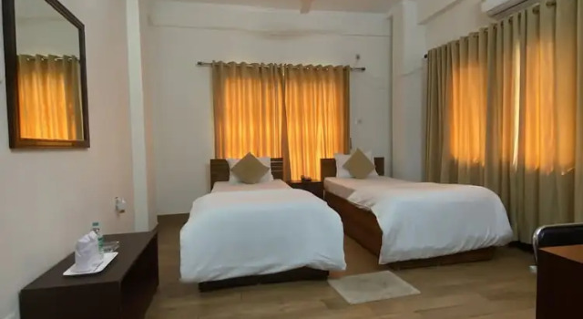 Двухместный номер Deluxe с видом на город Krishna Kunja Guest House
