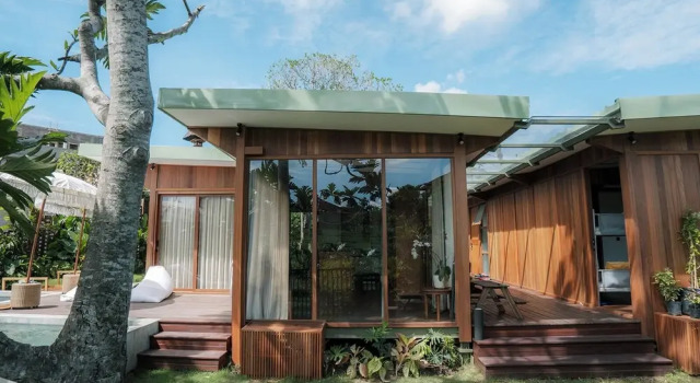 Familie Hütte Grün Canggu Garden