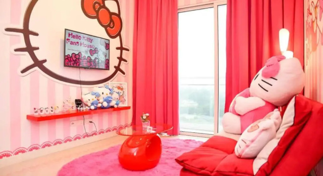 Апартаменты Play at HELLO KITTY Kawaii Fun House