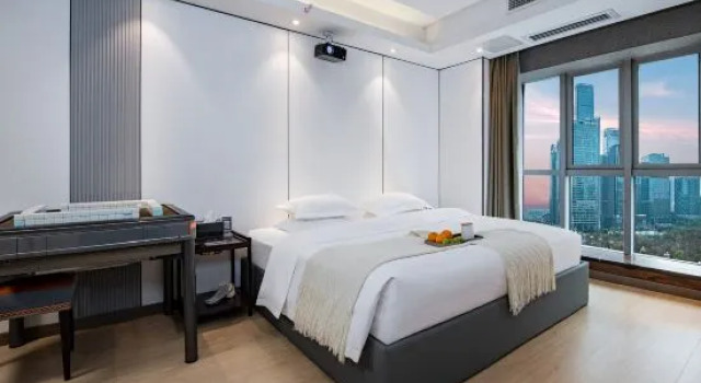 Семейный люкс с 2 комнатами с красивым видом из окна Shuxiangxuan Hotel