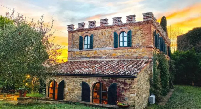 villa montalcino palazzina castelverdelli