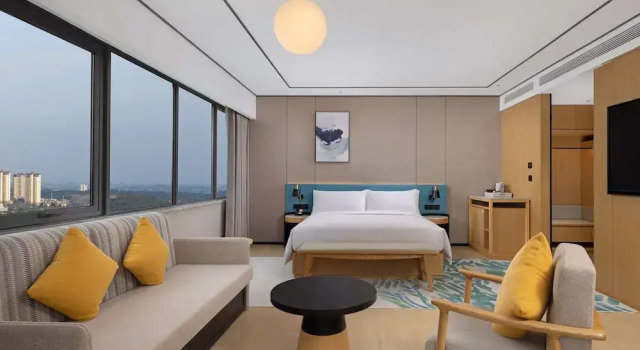 Двухместный семейный номер Standard Hilton Garden Inn Zigong High-Tech Zone
