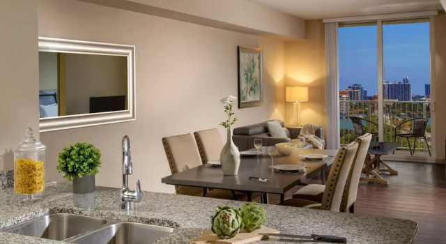 Апартаменты Deluxe c 1 комнатой Shorecrest Miami Bay