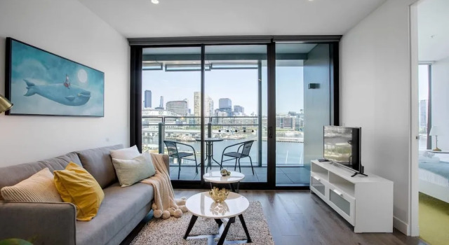 87 Docklands 2BD 2BTH Waterside with Carpark, Забронировать Отель Отели Мельбурна 4 звезды, рядом с Пристань для яхт «Е», 4*