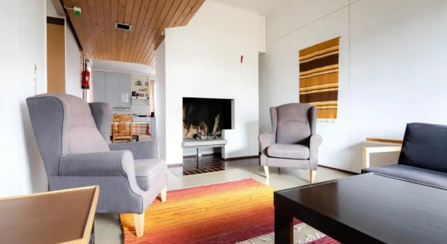 Кровать в общем номере Lapland Hotels Kilpis