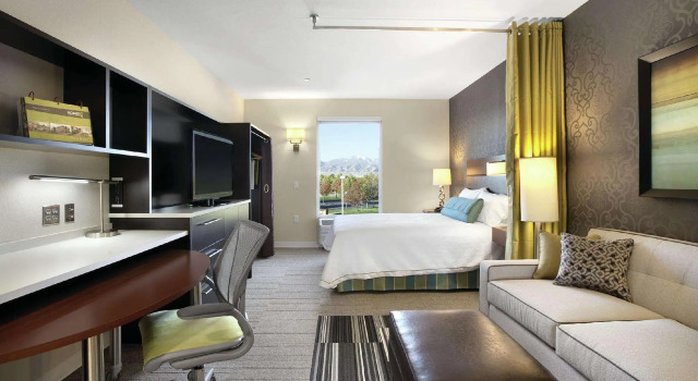 Двухместная студия Home2 Suites by Hilton West Valley City
