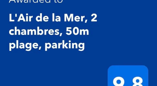 Апартаменты L'air de la Mer, 2 Chambres, 50m Plage, Parking