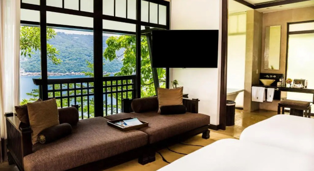 Twin Pool Villa with bay view Banyan Tree Cabo Marques