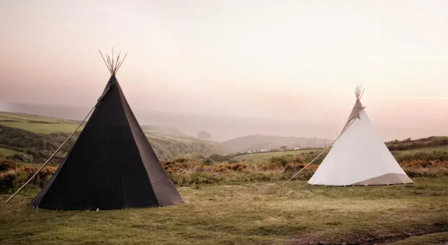 Stunning Cornish Tipi With sea Views, Varaa Lomakoti Mökit kohteessa Merseyside, Mökki