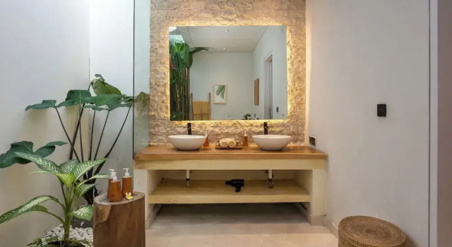 Вилла с 3 комнатами с видом на бассейн Villa Reina by SooBali - Spacious & Modern near Canggu with Butler-Cook, Private Pool and Tropical Gardens