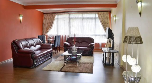 Апартаменты Premium с 2 комнатами с балконом и с видом на город Fahari Palace Serviced Apartments