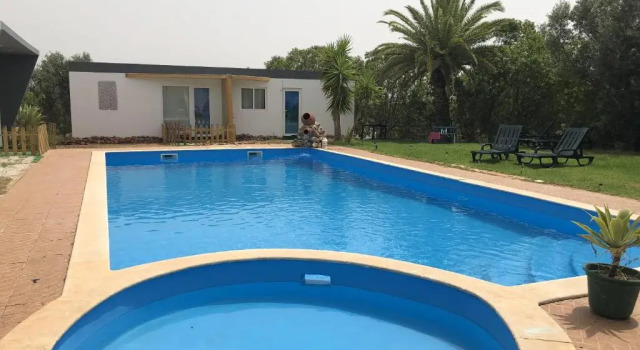 One bedroom bungalow with shared pool enclosed garden and wifi at Silves, Забронировать Отель Отели Силвиш с бассейном, рядом с Муниципальный археологический музей города Силвиш, Бассейн