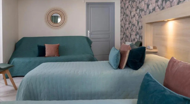 Семейный номер Standard Hôtel de Lion sur Mer