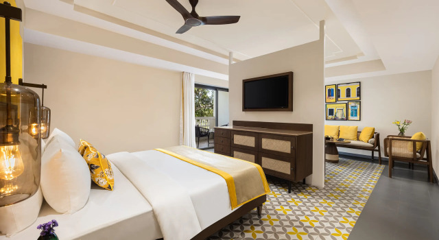 Номер Premium с балконом The Yellow House, Goa – IHCL SeleQtions
