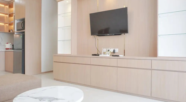 Апартаменты с 2 комнатами Elegant And Comfort Living 2Br At Samara Suites Apartment
