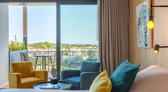 Номер Deluxe с частичным видом на море Les Jardins du Cèdre, Boutique hôtel & gastronomie