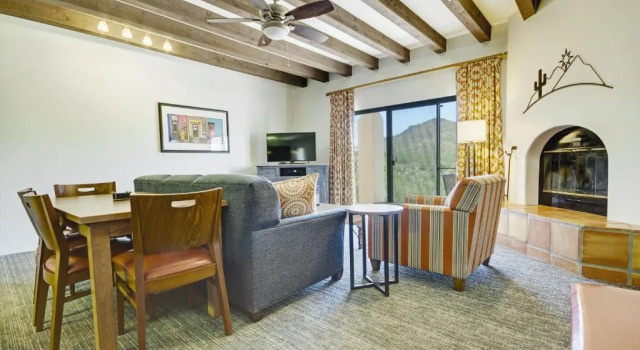 Suite 1 sypialnia Starr Pass Golf Suites