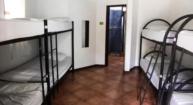 Кровать в общем номере Tamarindo Backpackers