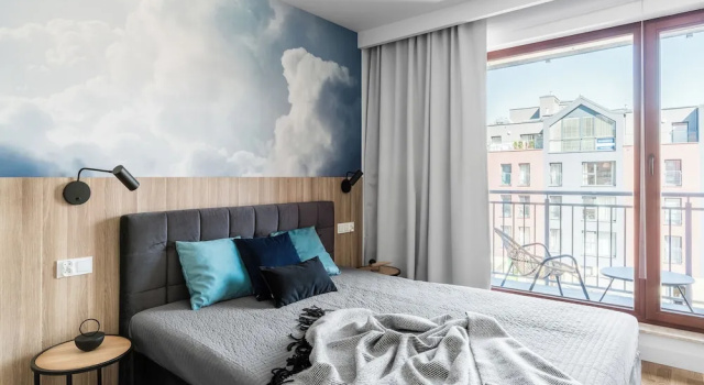 Студия Deluxe с балконом Live & Travel Apartments - Waterlane Island