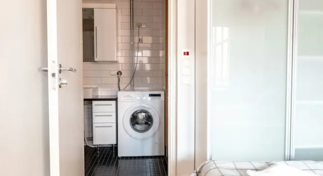 Апартаменты Deluxe с балконом 2ndhomes Stylish 1BR Apt w Sauna&Balcony