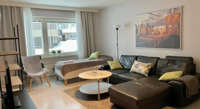 Kotimaailma KotikolmioOikokatu, Buchen Sie Ferienwohnung Lahti Skigebiet Messila