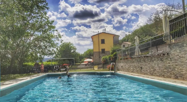 1 soveværelse i i kælderen lejlighed Agriturismo Cailuca