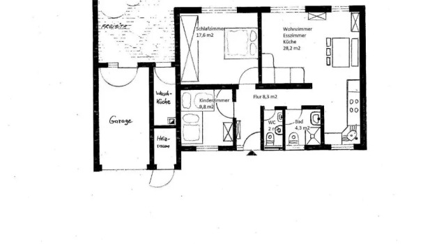 Коттедж Ferienhaus Refugium