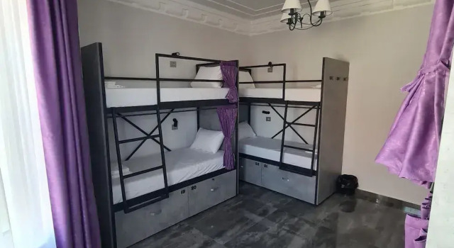 Кровать в общем номере Up Hostel