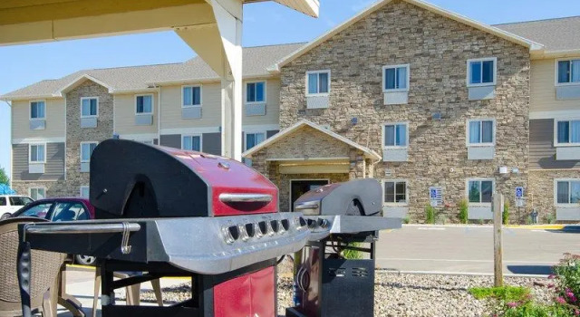 Кровать в общем номере My Place Hotel-Dickinson, ND