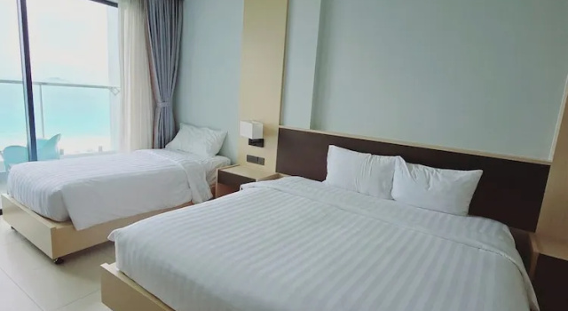 Трёхместный номер Deluxe Happy Beach Oceanview Arena Cam Ranh Condotel