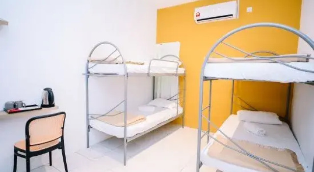 Кровать в общем номере LiLLA Rainforest Retreat - Hulu Langat