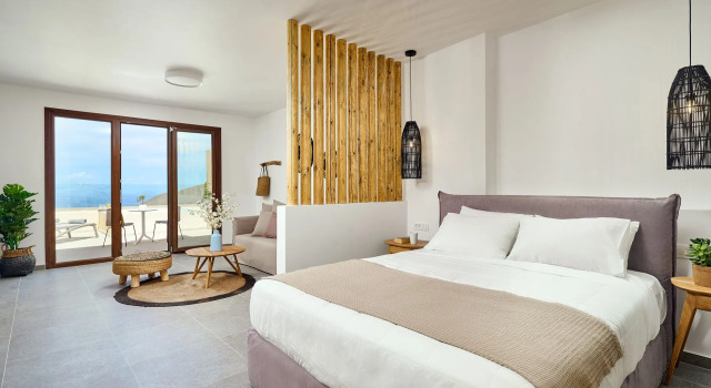 Люкс Economy c 1 комнатой с видом на закат Casa Di Namphio Villa & Suites Anafi