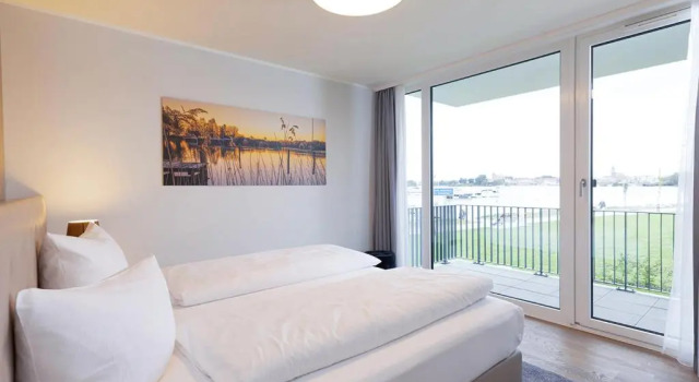 Люкс с видом на озеро Maremüritz Yachthafen Resort