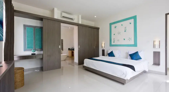 Del Mar Beach Vilas-6Bedroom Private Pool, Reservar Hotel Hotéis em Bali com piscina, Piscina