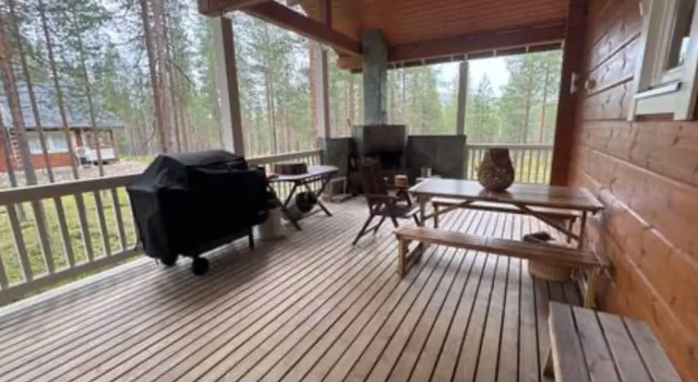 Вилла Charming Lapland Villa with Mountain Views, Private Sauna and Outdoor hottub