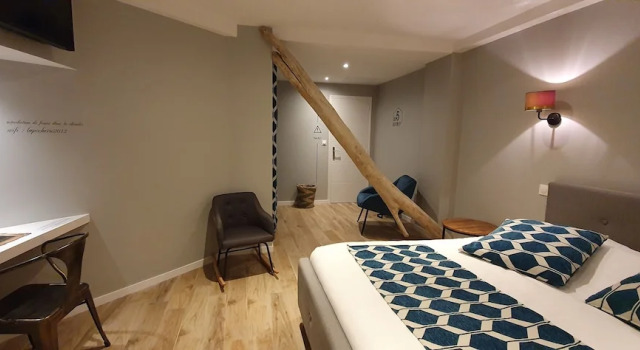 Номер Deluxe Hotel restaurant La Pêcherie - Le manoir dà coté - Les 5 ruches -Logis hôtels